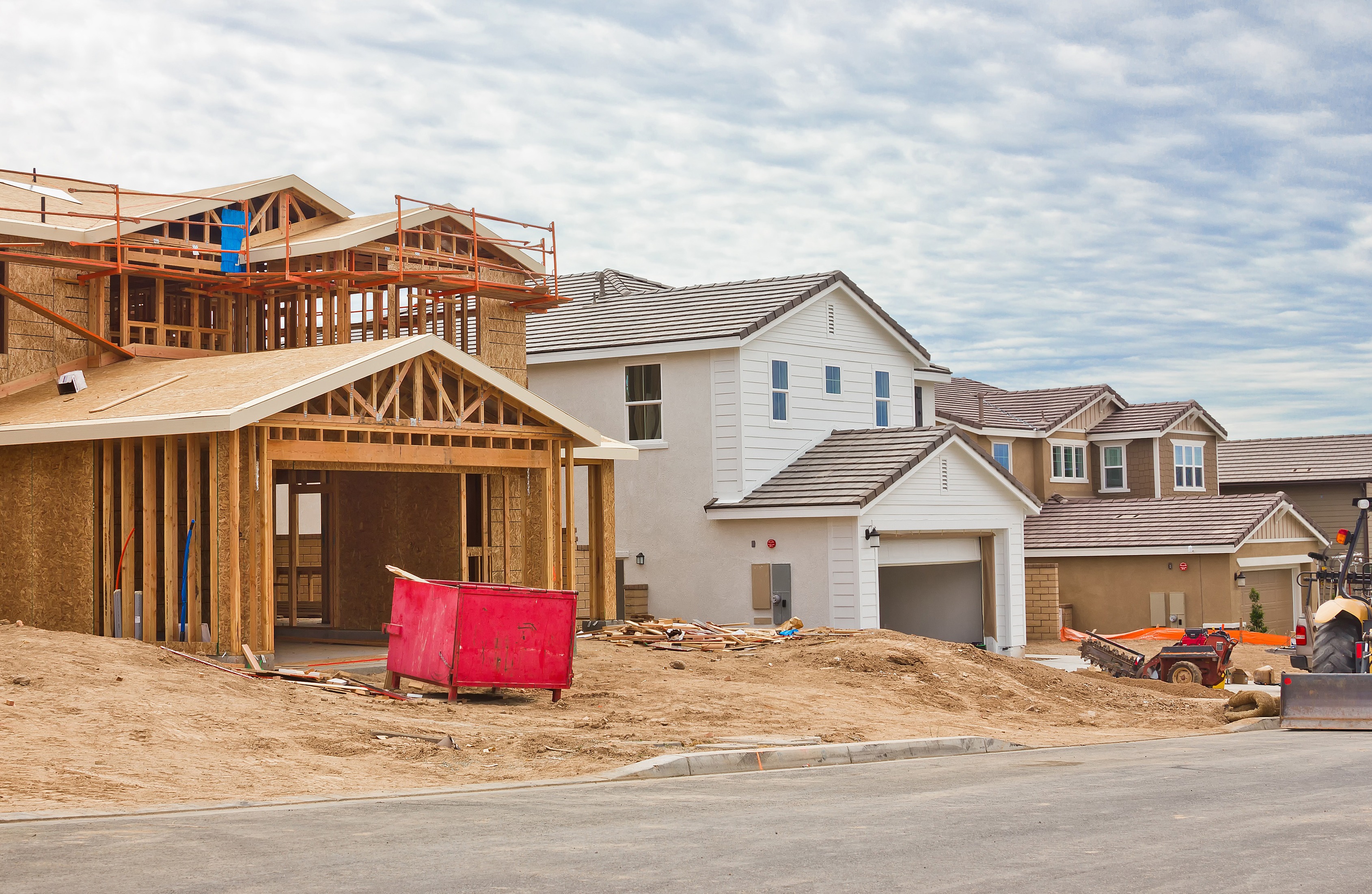A house rebuilding in Tantallon