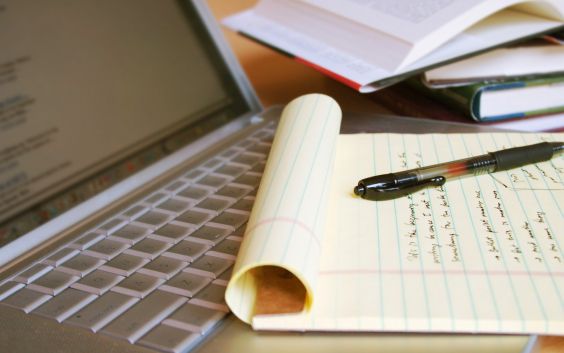 partner and sponsorship opportunities on a notepad